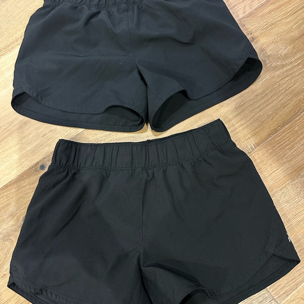2 Old Navy Girls Black Athletic Shorts Size M 8